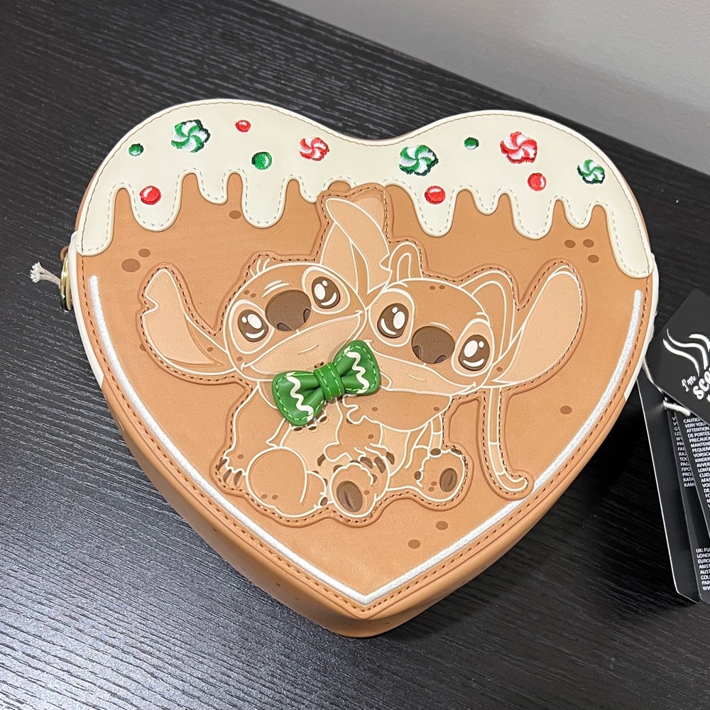 Disney Stitch gingerbread Loungefly crossbody